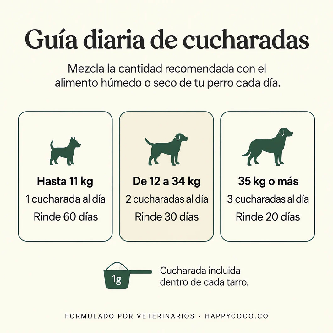 Guía diaria de cucharadas