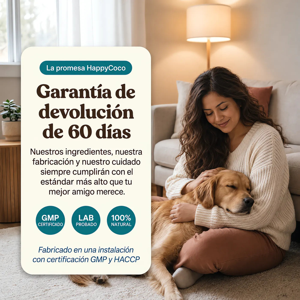 Garantía de devolución de 60 días HappyCoco