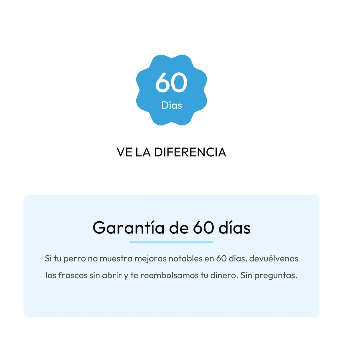 Garantía de 60 días