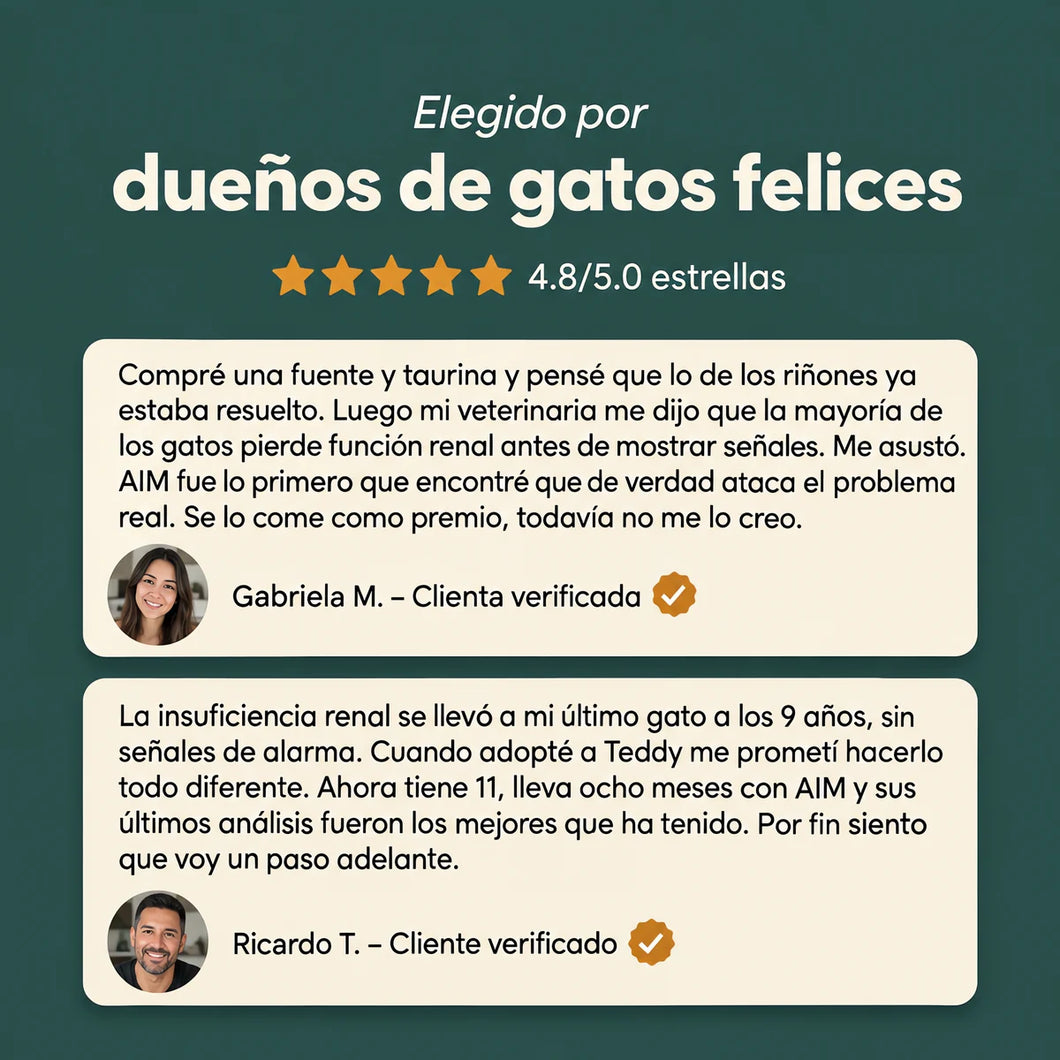 Elegido por dueños de gatos felices