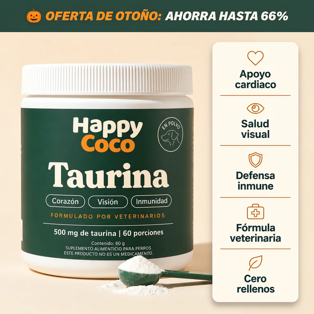 Taurina HappyCoco en polvo para perros