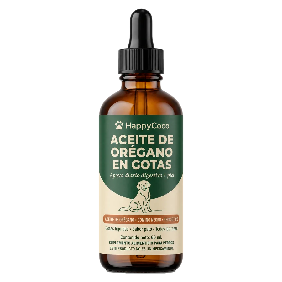 Frasco de Aceite de Orégano en Gotas HappyCoco
